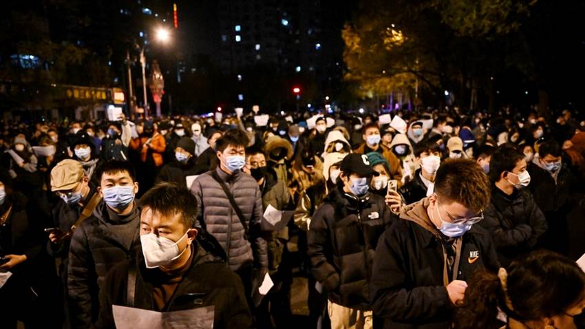 Protestas en China por cero COVID cuestionan a Xi y a su administración