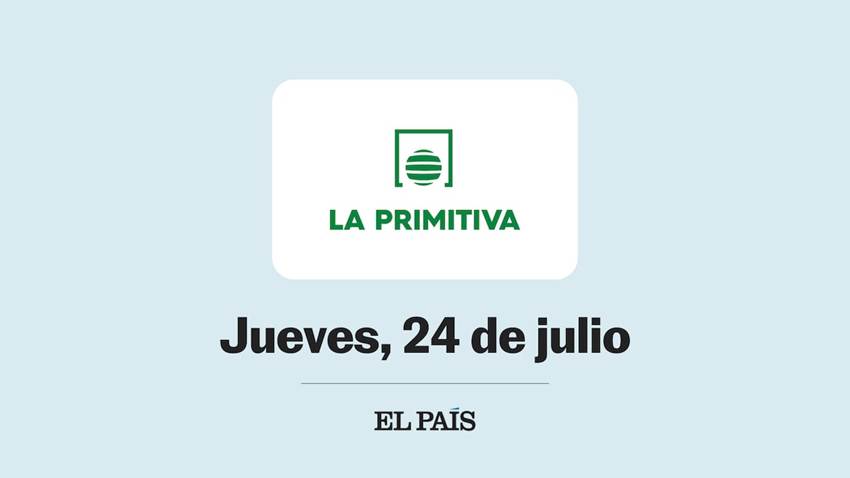 La Primitiva: sorteo del jueves 24 de julio
