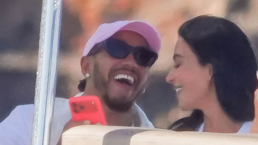Besos que saben a gloria: así felicitó Kim Kardashian a Lewis Hamilton por su segundo lugar en el Gran Premio de Mónaco