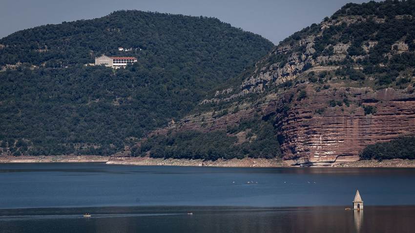 El temporal dispara hasta el 82% las reservas de agua de las cuencas internas de Cataluña