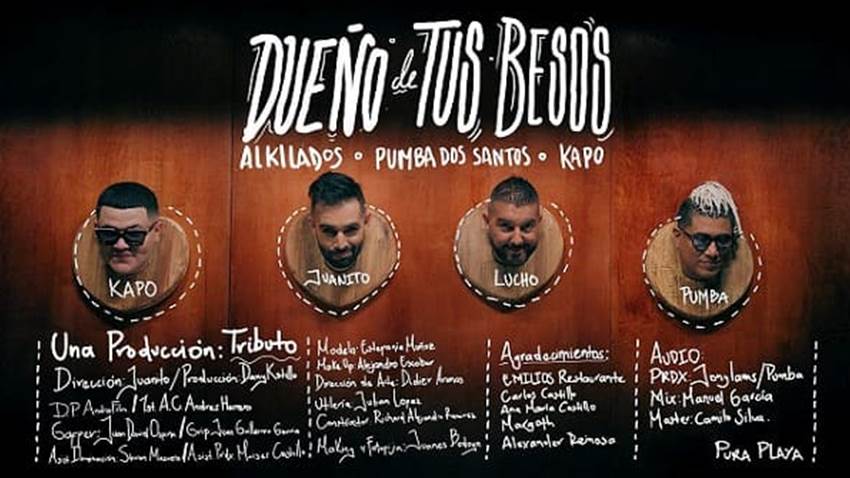 Alkilados presenta “Dueño de tus besos” junto a Pumba Dos Santos y Kapo