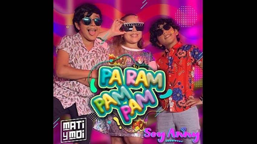 Se prendió el “Pa ram pam pam” con Anny junto a Mati y Moi
