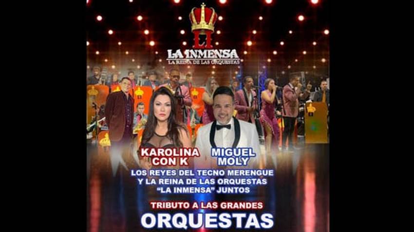 Cover Caracas Oficial rinde tributo a las grandes orquestas venezolanas junto a Miguel Moly, Karolina con K y La Inmensa