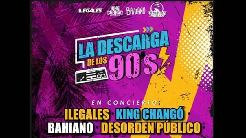 ¡La original! “Descarga de los 90’s” llega a Caracas