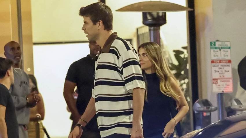 Gerard Piqué y Clara Chía disfrutan de una romántica cena en Los Ángeles antes del triunfo de España
