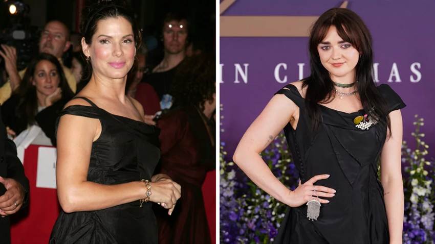 Maisie Williams recrea los 'looks' más icónicos de Sandra Bullock