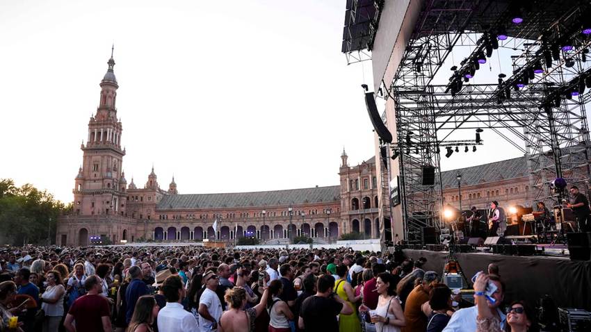 La Fiscalía dictamina que no hay delito en la cesión de la Plaza de España de Sevilla para la celebración del festival de música Icónica