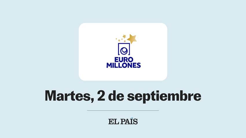 Euromillones: comprobar sorteo del martes 2 de septiembre