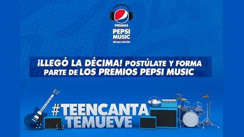Inicia la fase de postulaciones para la 10a edición de los Premios Pepsi Music 2022