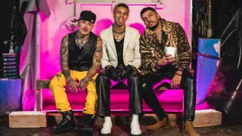 Kapla y Miky junto a Robi como todos unos “Panas”