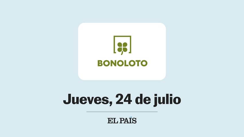 Bonoloto: comprobar sorteo del jueves 24 de julio