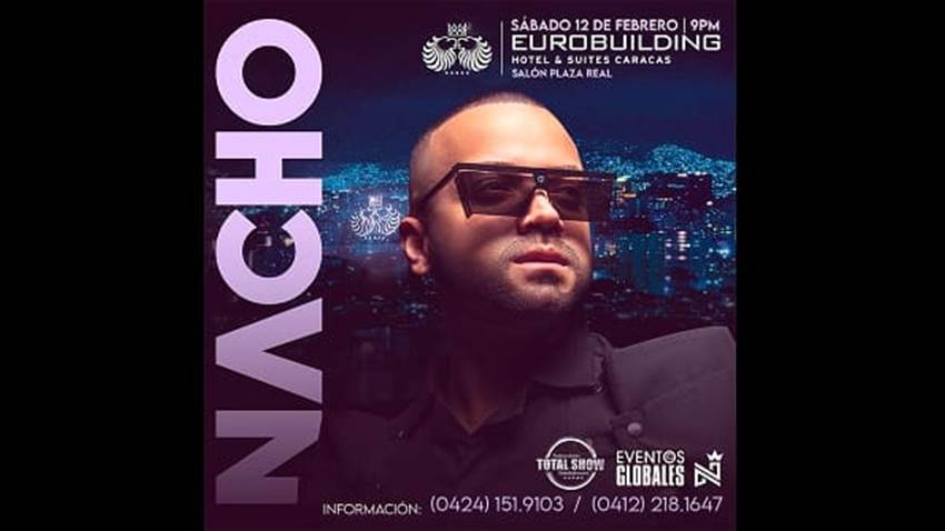 Nacho celebrará con un concierto el “Día de los Enamorados”