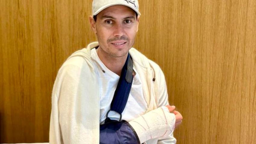 Rafa Nadal, operado de la mano derecha por una artrosis severa
