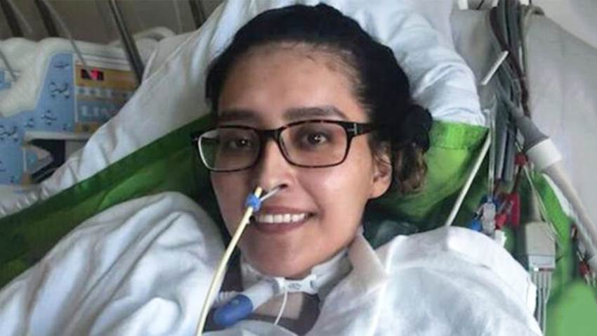 Mayra Ramírez, la joven que recibe trasplante doble de pulmón por COVID-19