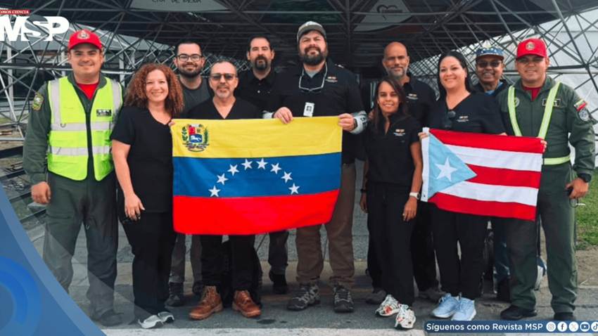 Misión médica de Puerto Rico supera obstáculos y llega a Venezuela para asistir a víctimas de terremotos