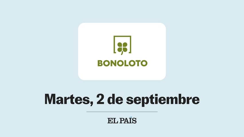 Bonoloto: comprobar sorteo del martes 2 de septiembre