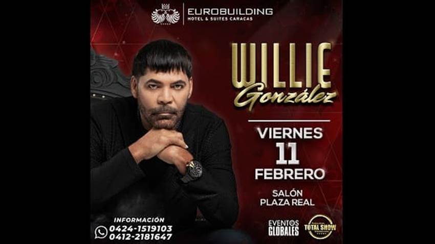 Willie González se reencuentra con Venezuela para celebrar el “Día de los Enamorados”