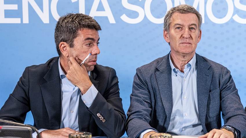 El Consell elude opinar sobre los mensajes de Mazón a Feijóo el 29-O y afea que el PSOE quiera saber más de quien no tenía responsabilidad